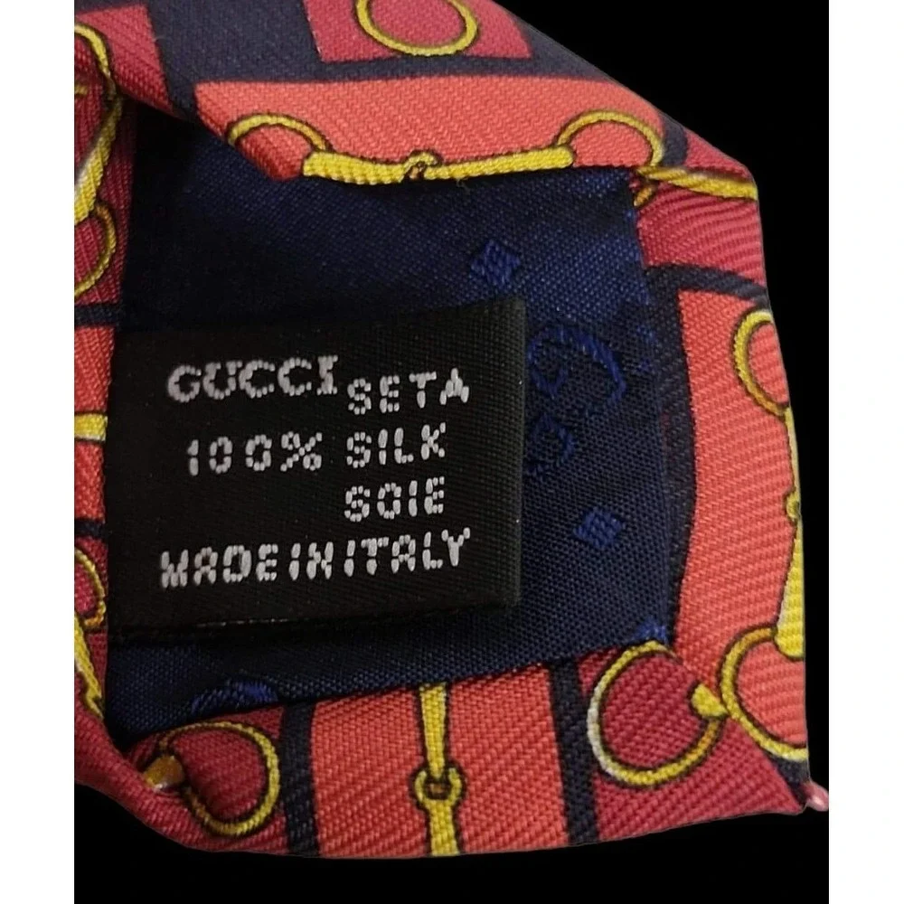 Authentic Gucci‎ 100% Silk Made in Italy Tie